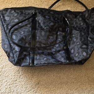 Bath & Body Works Black and Gray Leopard Tote